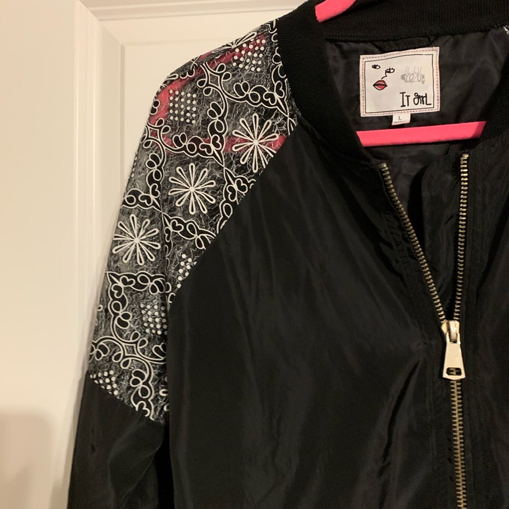 Mesh sleeve Jacket